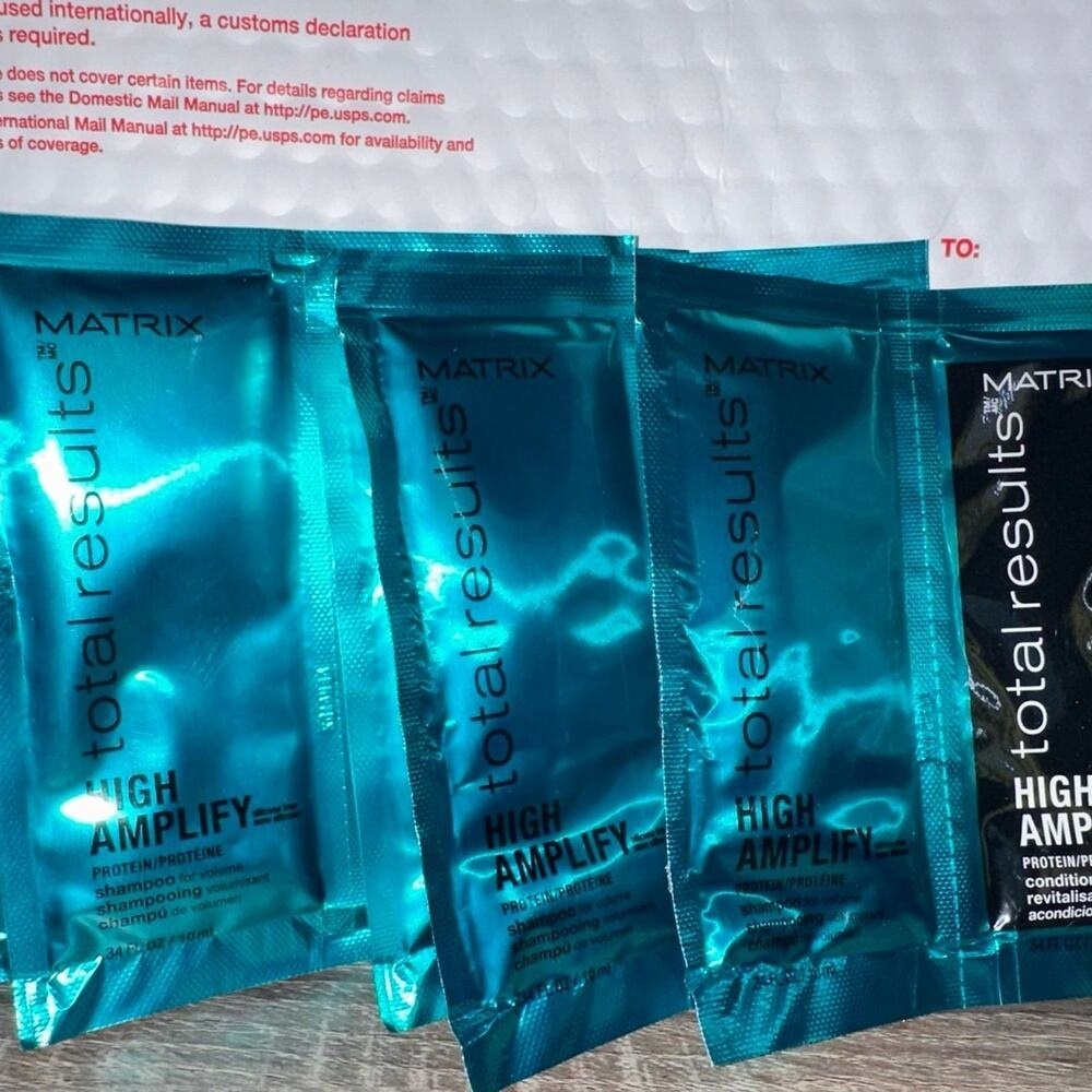 Matrix‎ Total Results High Amplify Shampoo Conditioner hair care travel sets